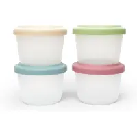 Torribaly Pack Small Silicone Snack Containers with Lids Oz Reusable Food Stor