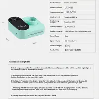 Jojomino Mini humidificateur USB en forme de caméra, portable, grand volume de brume, bouteille d'eau de bureau pour chambre à coucher, bureau, vert