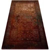 Rugsx Tapis en laine OMEGA Mamluk Vintage, rosette rose 170x235 cm