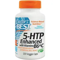 Doctors Best 5-HTP enrichi en vitamines B6 et C - 120 vcaps
