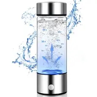 Semoic Bouteille d'eau à hydrogène, générateur, verre rechargeable