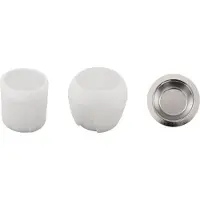 Exogio Moule pour bougie à huile essentielle, bol rond, poêle à cire aromatique, récipient pour plantes hydroponiques, béton, silicone