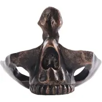 Semoic Présentoir de lunettes de soleil avec monture de lunettes et tête de mort, clé H