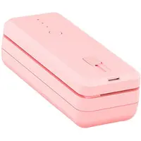 Melitt Machine à Sceller Carrée pour la Maison, Plastifieuse, Emballage de Sacs Alimentaires Ménagers, Machine à Sceller les Collations Fraîches, Rose