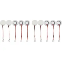 Jojomino Lot de 10 disques en céramique pour brumisateur ultrasonique de 20 mm avec fil et joint d'étanchéité