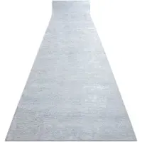 Rugsx TAPIS DE COULOIR antidérapant LOTUS SMOOTH 52421 Mélange gris lavable 120cm 120x210 cm