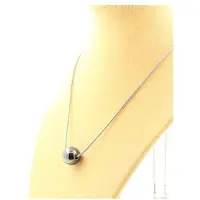 Bijoux Pierres et Minéraux. Collier 1 perle Hématite 10 mm Chaine en acier inoxydable.