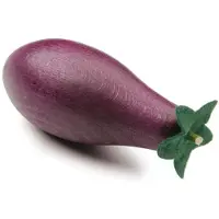 Erzi Pretend Play Wooden Grocery Shop Merchandize Eggplant 5 x 12cm