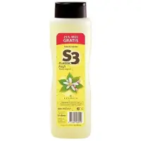 S3 Parfum Femme - - Classic Fresh - Eau de Cologne - 600 ml + 150 ml - Unisexe