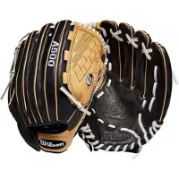 Wilson 2022 A500 Sir ne 12,5 " FastPitch Outfield Glove - Jet gauche noir / blond / jaune