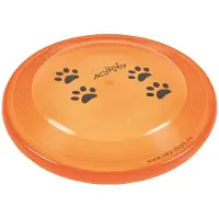 Trixie Activité, frisbee, jouet disque, chiens, plastique, 19cm, multicolore
