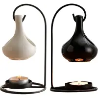Torribaly Porte-bougie suspendu, diffuseur d'huiles essentielles et d'aromathérapie pour la maison