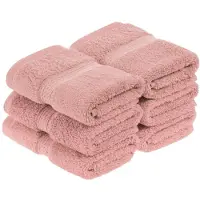 Superieur Egyptien Coton Pase Face Coundre / gant de toilette Ensemble de 6 serviettes de luxe ultra-douces Espemes Estimes essentiels Absorbant
