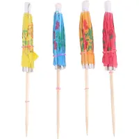 Jojomino Parapluie à cocktail 144 pièces pour boissons et nourriture, cure-dents décoratifs, hôtel, restaurant, bar, hawaïen
