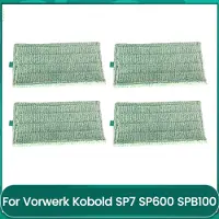 Typecat Lot de 4 chiffons de nettoyage pour aspirateur Kobold SP7 SP600 SPB100 (remplace les chiffons de nettoyage pour micro-ondes)