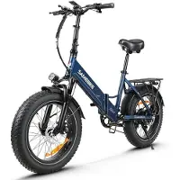 Samebike Vélo Électrique - - LOTDM200-II-FT-DB - 48V 13Ah - Autonomie 60-120 km - 20 pouces