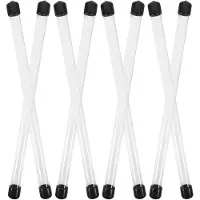 ABOOFAN 32Pièces Conteneurs Ronds PVC Transparente Pour Stockage Multifonction
