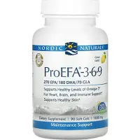 Nordic Naturals ProEFA - 3.6.9, Citron - 90 capsules molles