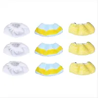 Torribaly Lot de 9 housses de lingettes pour balai vapeur Easyfix SC2 SC3 SC4 SC5