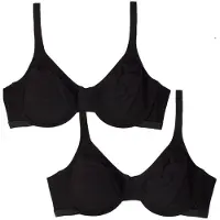 Fruit Of The Loom Soutien-gorge armatures non doubl pour femme - Mlange de coton et d'lasthanne pour une forme naturelle et une flexibilit