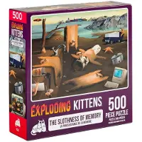 Exploding Kittens Puzzle 500 pi ces Chatons explosifs - Puzzles de m moire paresseux pour adultes Puzzle paresseux Puzzle d'art