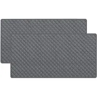 Typecat Tapis de cage pour cochon d'Inde, lavables, imperméables, réutilisables et antidérapants, litière absorbante, 2 pièces