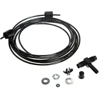 AC-Delco Kit de ligne d'air de suspension arrière ACDelco Professional PK392 avec valve, capuchon et matériel de fixation