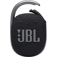 JBL Enceinte Bluetooth portable sans fil Clip 4, tanche et anti-poussi re Noir (reconditionn e)
