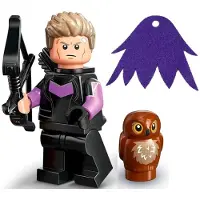 LEGO Figurine Marvel S rie 2 : Hawkeye avec cape violette de Mal fique -