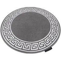 Rugsx Tapis HAMPTON Grecos cercle gris cercle 120 cm