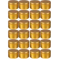 Torribaly Lot de 24 étiquettes décoratives pour pots à bougies, boîtes de rangement vides, bougeoirs, conteneurs ronds, B