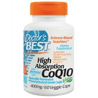 Doctors Best , CoQ10 Haute Absorption avec BioPerineÆ, 400 mg, 60 Capsules Végétales