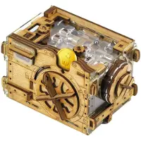 IDventure Coffre-fort - - A-maze-ing - Bois, Plexiglas, métal - Temps de jeu 10-20 min - Jaune