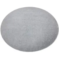 Rugsx Tapis moderne lavable LATIO 71351060 cercle argent cercle 80 cm