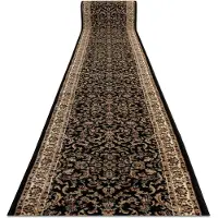 Rugsx Tapis de couloir HEAT-SET ROYAL ADR 1745 noir 150 cm 150x390 cm