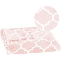 Springos Couvre-lit - - Trèfle marocain - 200x220 cm - Polyester - Doux et chaud