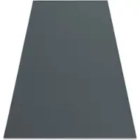 Rugsx Tapis ANTIDÉRAPANT RUMBA 1720 couleur unique graphite 70x200 cm