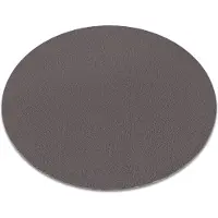 Rugsx Tapis de lavage moderne LINDO cercle gris, antidérapant, shaggy cercle 60 cm