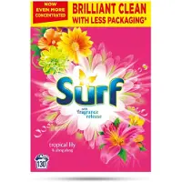 Surf Concentr? de Lys Tropical et d'Ylang-Ylang Lessive en poudre