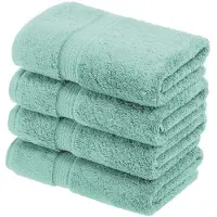 Superior Tiron de main de coton gyptien suprieur Ensemble de serviettes main de 4 serviettes de luxe ultra douces