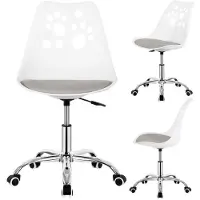 Springos Chaise de bureau - - 2025 - Ergonomique - Réglable en hauteur - Similicuir sur roulettes