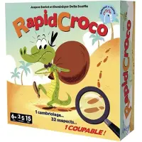 Asmodee RapidCroco - - Jeu d'enquête - 32 suspects, 1 coupable