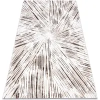 Rugsx Tapis ACRYLIQUE VALS 0W1733 C56 46 Abstraction spatial 3D ivoire / beige 240x340 cm