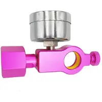 Zandona Adaptateur de Station de Remplissage pour Réservoir de Soda Co 2 Cylindres, Compatible avec les Cylindres Roses à Connexion Rapide avec