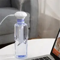 Melitt Humidificateur D'Air pour Maison, Chambre à Coucher, Mini-Voiture, Brouillard D'Air, Bureau, Volume, Lumière, Son, Alimentation en Eau Sèche