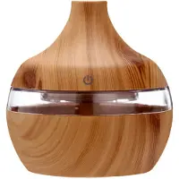 Jojomino Humidificateur d'air électrique USB, mini brumisateur, diffuseur d'huiles essentielles et d'arômes à LED pour le bureau et la maison.