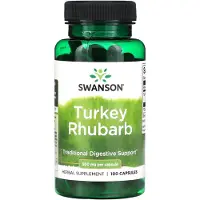 Swanson Health , Rhubarbe de Turquie, 500 mg, 100 Gélules