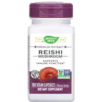 Nature'S Way , Champignon Reishi, 376 mg, 100 Capsules Végétaliennes (188 mg par Capsule)