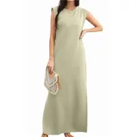 Semoic Pull ample à col rond et fente pour femme, style décontracté, été 2025
