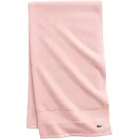 Lacoste Serviette de bain Heritage en coton Supima rose clair 30" x 54"